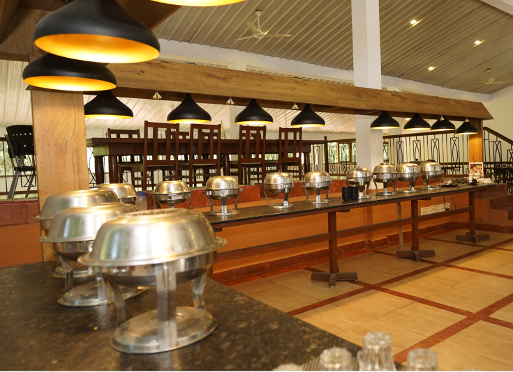 The Glass House restaurant at Zeenath Taj Gardens The Glass House restaurant at Zeenath Taj Gardens